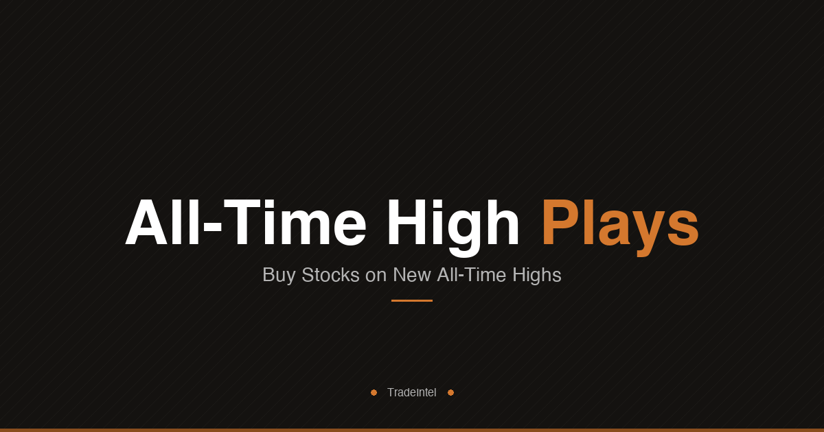 All-Time High Plays